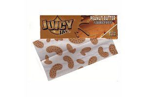 Juicy Jay's ochucené krátké papírky, Peanut butter, 32ks/bal.